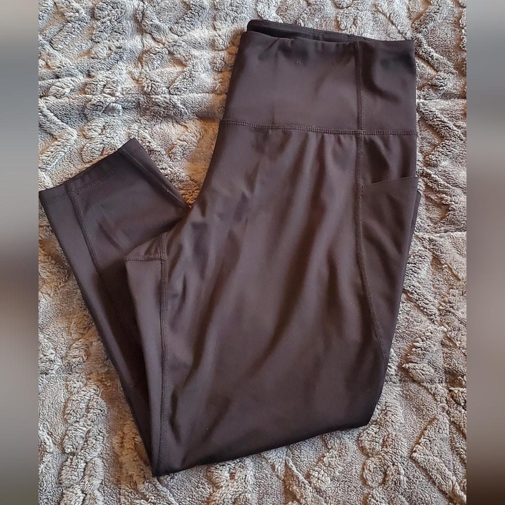 #55 - Xersion Black Ankle Legging 1X